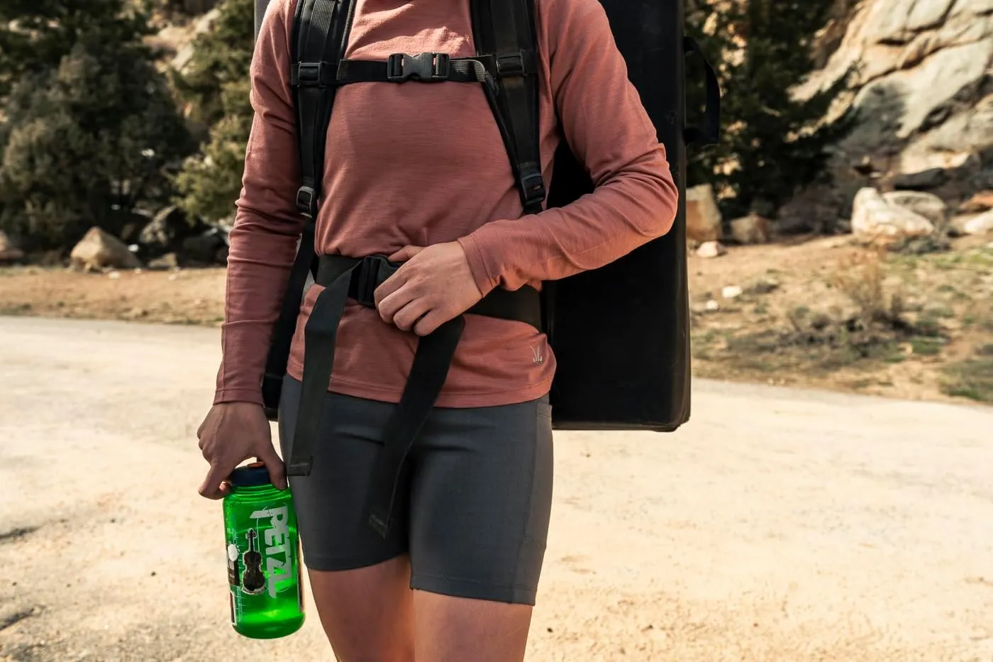 IBEX Merino Wool Enduro Biker Shorts with Pockets for Women | High Waisted Workout Tights for Gym, Hiking & Running