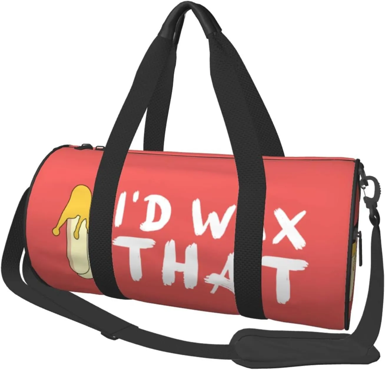 I'D Wax That Duffel Bag Gym Bag Travel Sports Tote Large Foldable Beach Swim Yoga8
