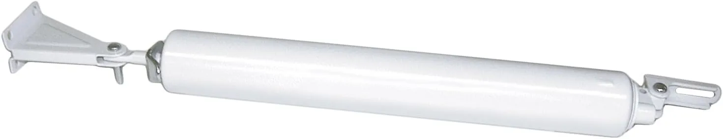 Ideal Security Model 1730 Heavy Duty Pneumatic Screen and Storm Door Closer Replacement, 10.5" L x 1.5" W x 1.5" H, Adjustable Speed, Smooth Closing for Heavy Doors, Easy Install, White