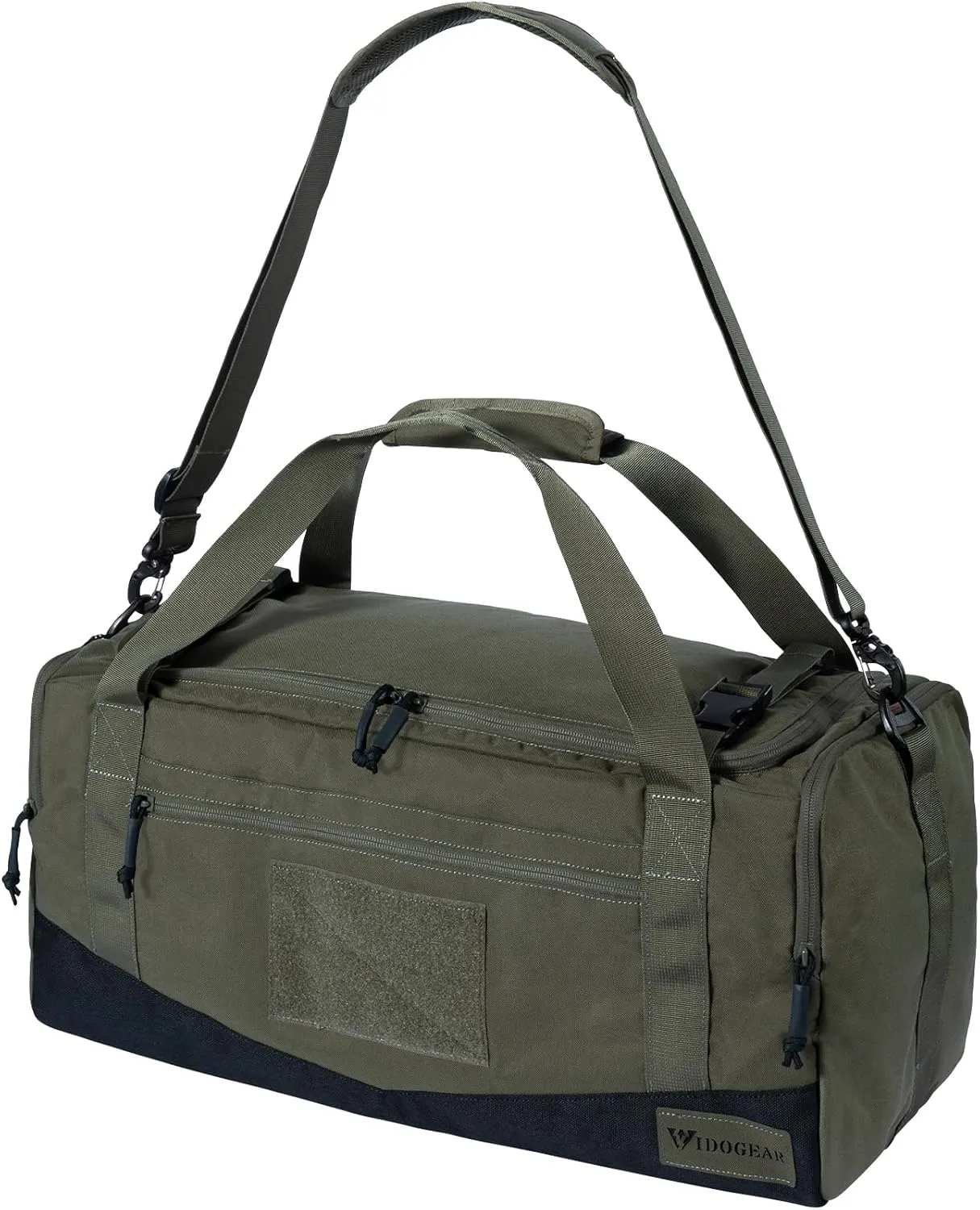 IDOGEAR Tactical Deployment Bag Military Duffle Bag 33L With Shoe Compartment Heavy-Duty Luggage Bag For Outdoor Hiking Traveling Camping(Ranger Green)