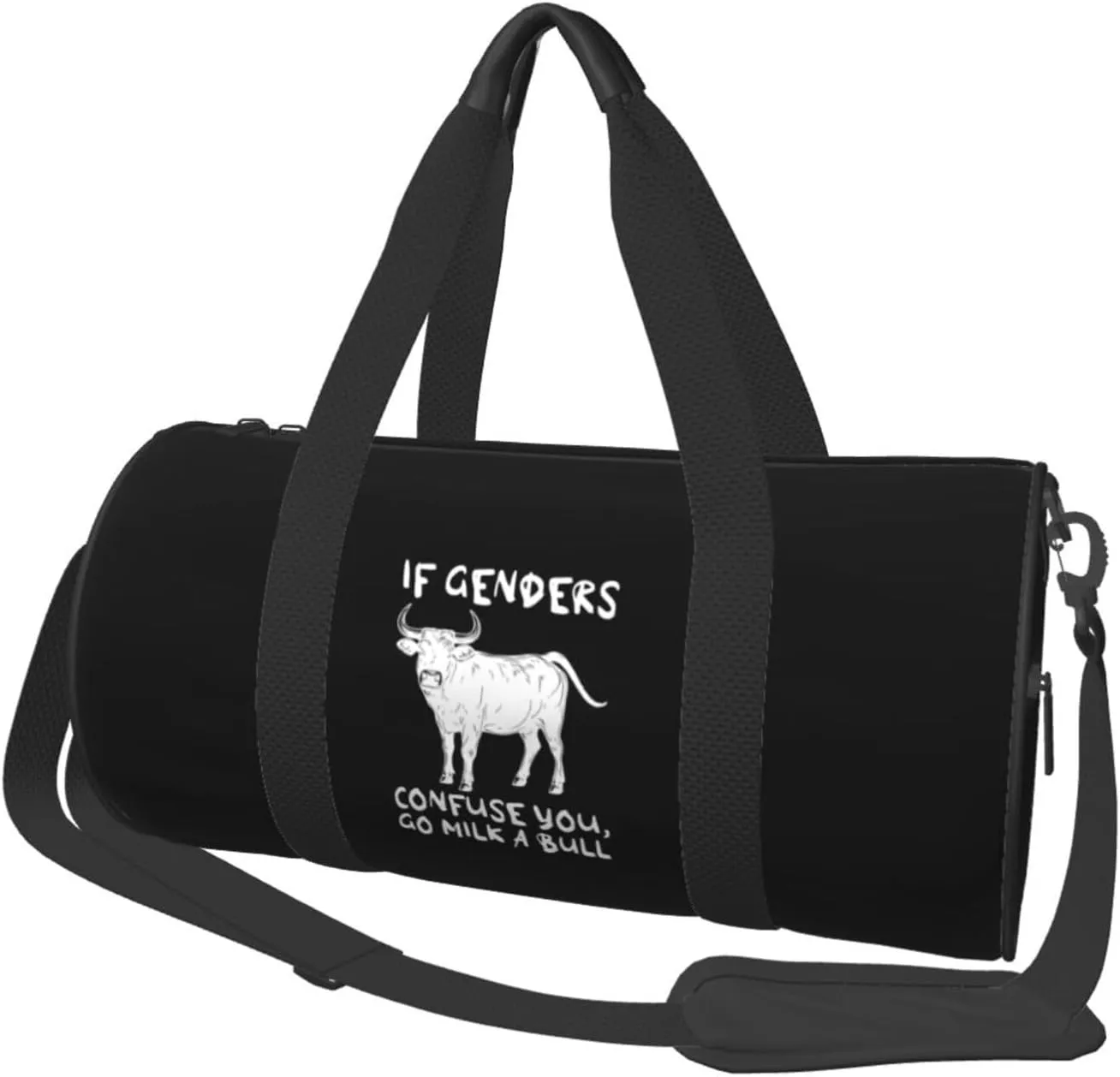 If Genders Confuse You Go Milk A Bull Duffel Bag Gym Bag Travel Sports Tote Large Foldable Beach Swim Yoga4