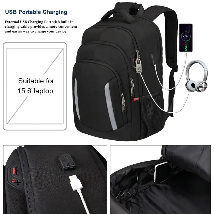 Inches Charging Backpack 17 Unisex For Rucksack Laptop Teenagers USB XQXA Timeless Men Unbelievable deal Scholl Travel