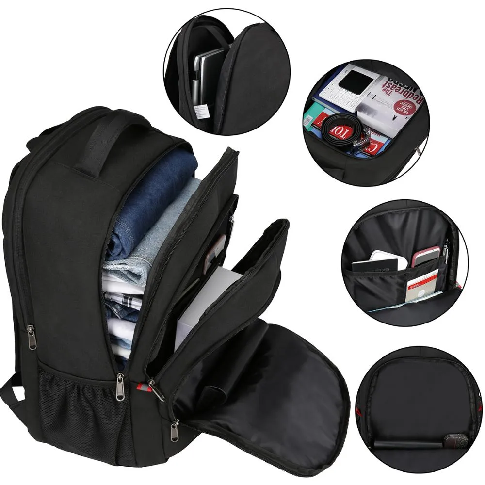 Inches Charging Backpack 17 Unisex For Rucksack Laptop Teenagers USB XQXA Timeless Men Unbelievable deal Scholl Travel