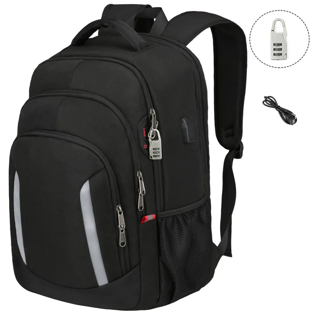 Inches Charging Backpack 17 Unisex For Rucksack Laptop Teenagers USB XQXA Timeless Men Unbelievable deal Scholl Travel