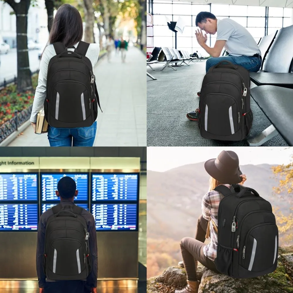 Inches Charging Backpack 17 Unisex For Rucksack Laptop Teenagers USB XQXA Timeless Men Unbelievable deal Scholl Travel