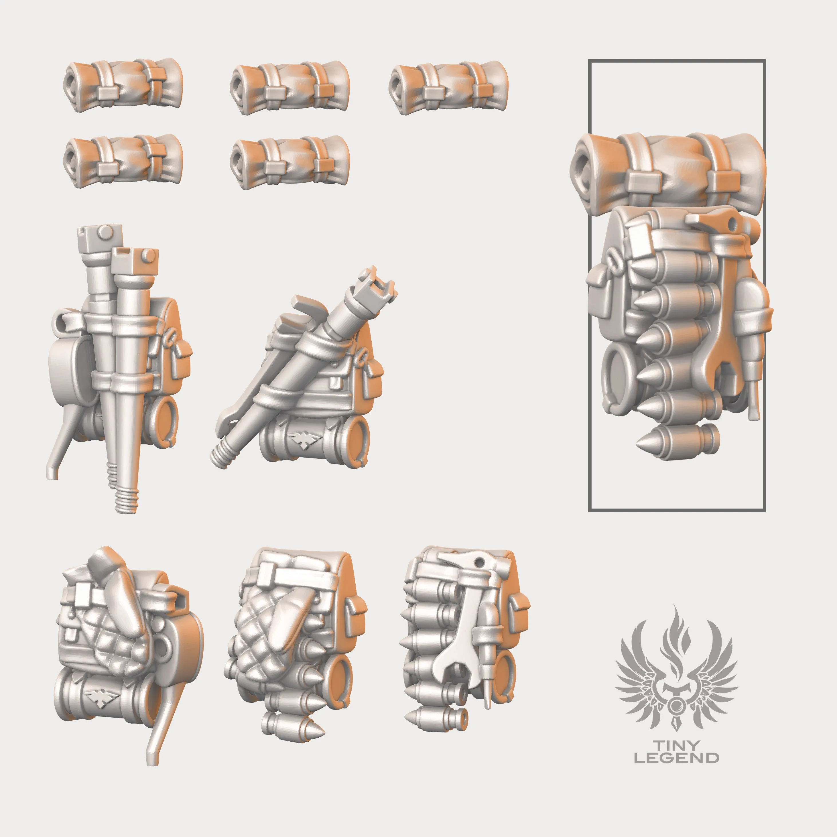 Infantry Burstgun Satchels