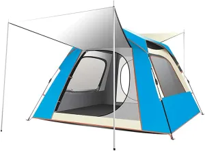 Instant Pop Up Camping Tent for 3 to 8 People Family Tent Double Layer Lightweight with Carry Bag for Outdoor Camping Hiking Climbing Fishing