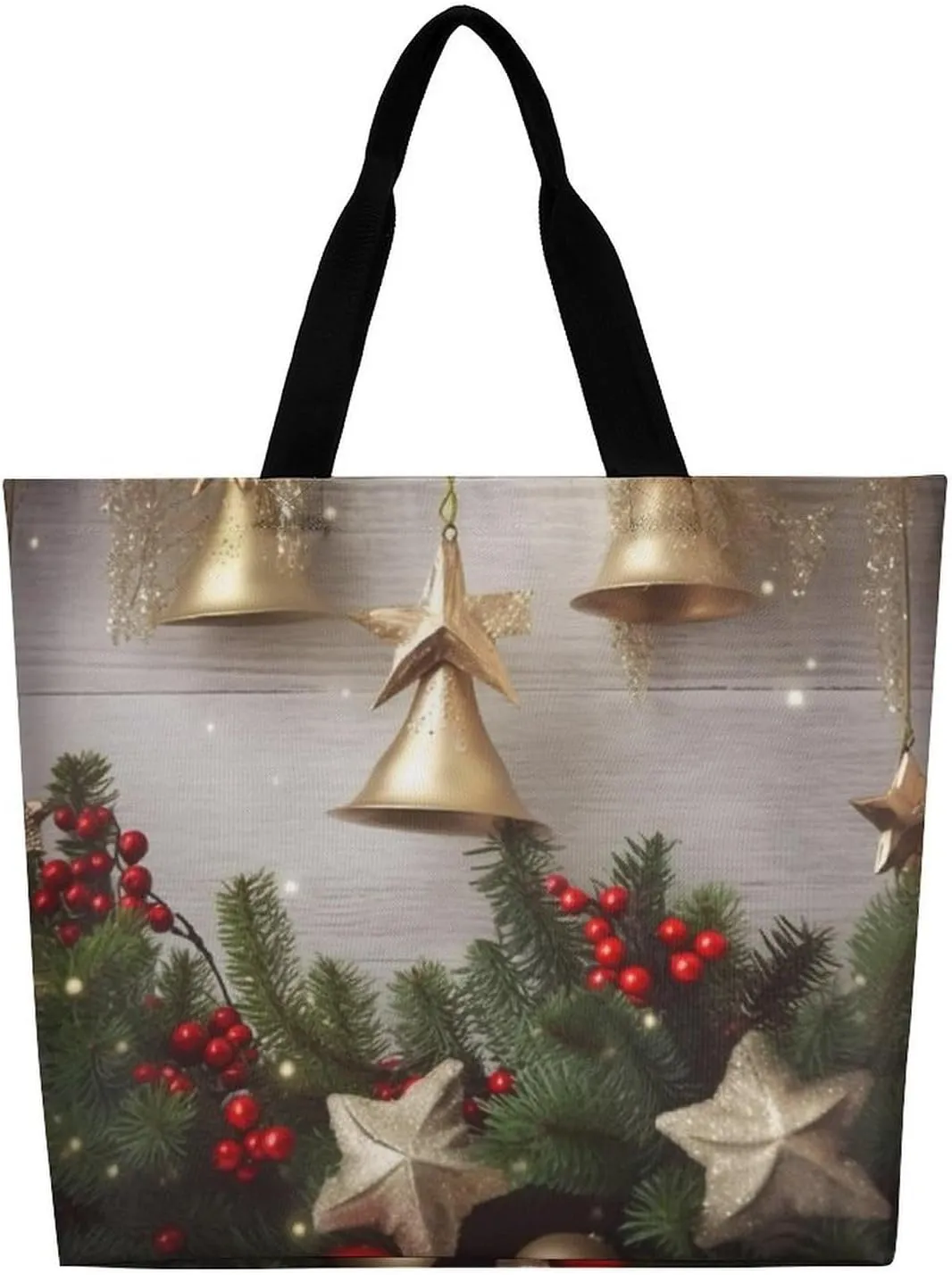 Interesting Wombats Tote Bag for Women Reusable Grocery Shoulder Bags Shopping Bag for Travel, Groceries