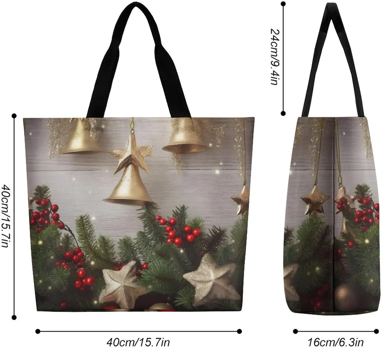Interesting Wombats Tote Bag for Women Reusable Grocery Shoulder Bags Shopping Bag for Travel, Groceries