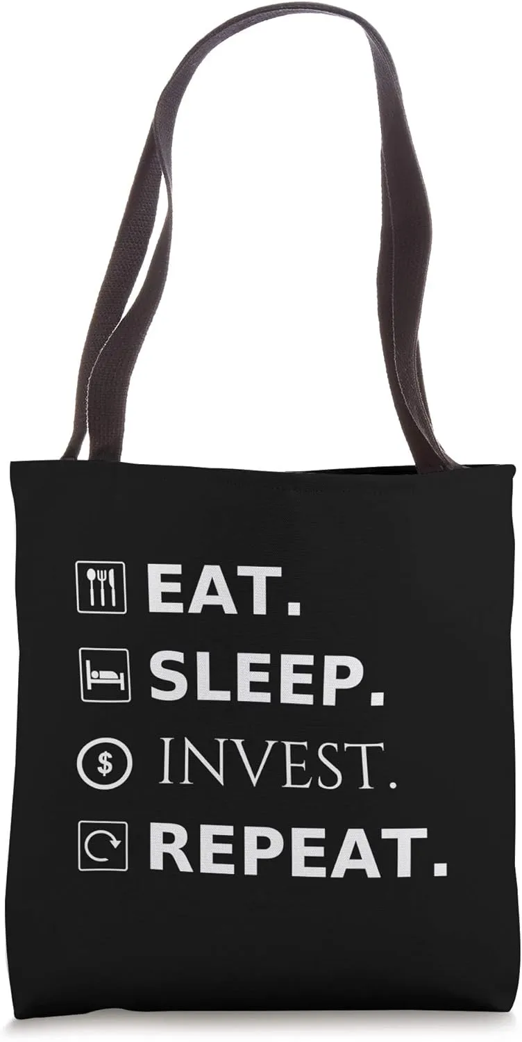 Investors' Eat Sleep Invest Tote Bag