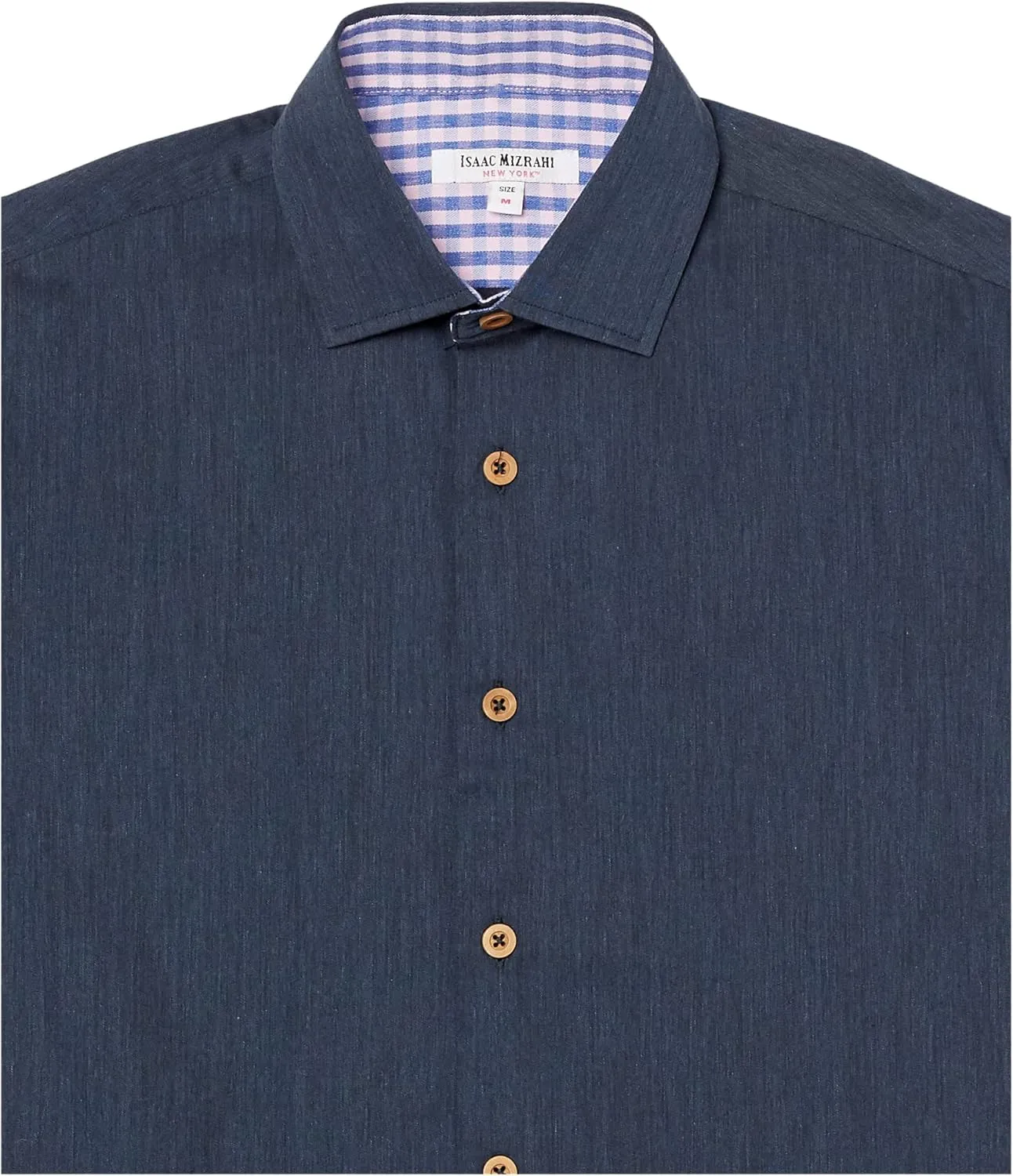 Isaac Mizrahi Boy's Short Sleeve Solid Button Down Shirt