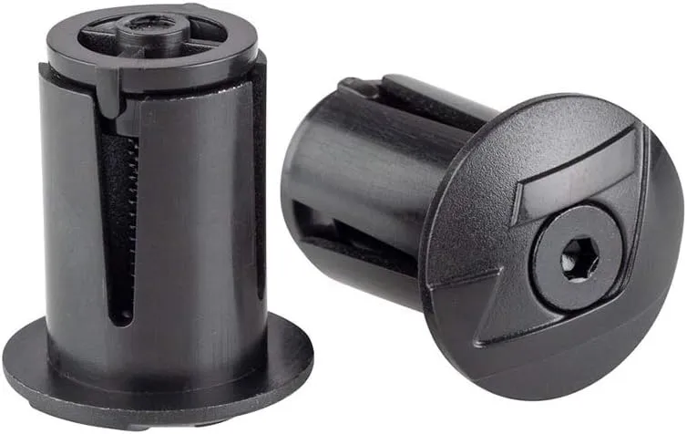Jagwire Unisex Adult Locking Bar End Plug-Black Tape, Not Information