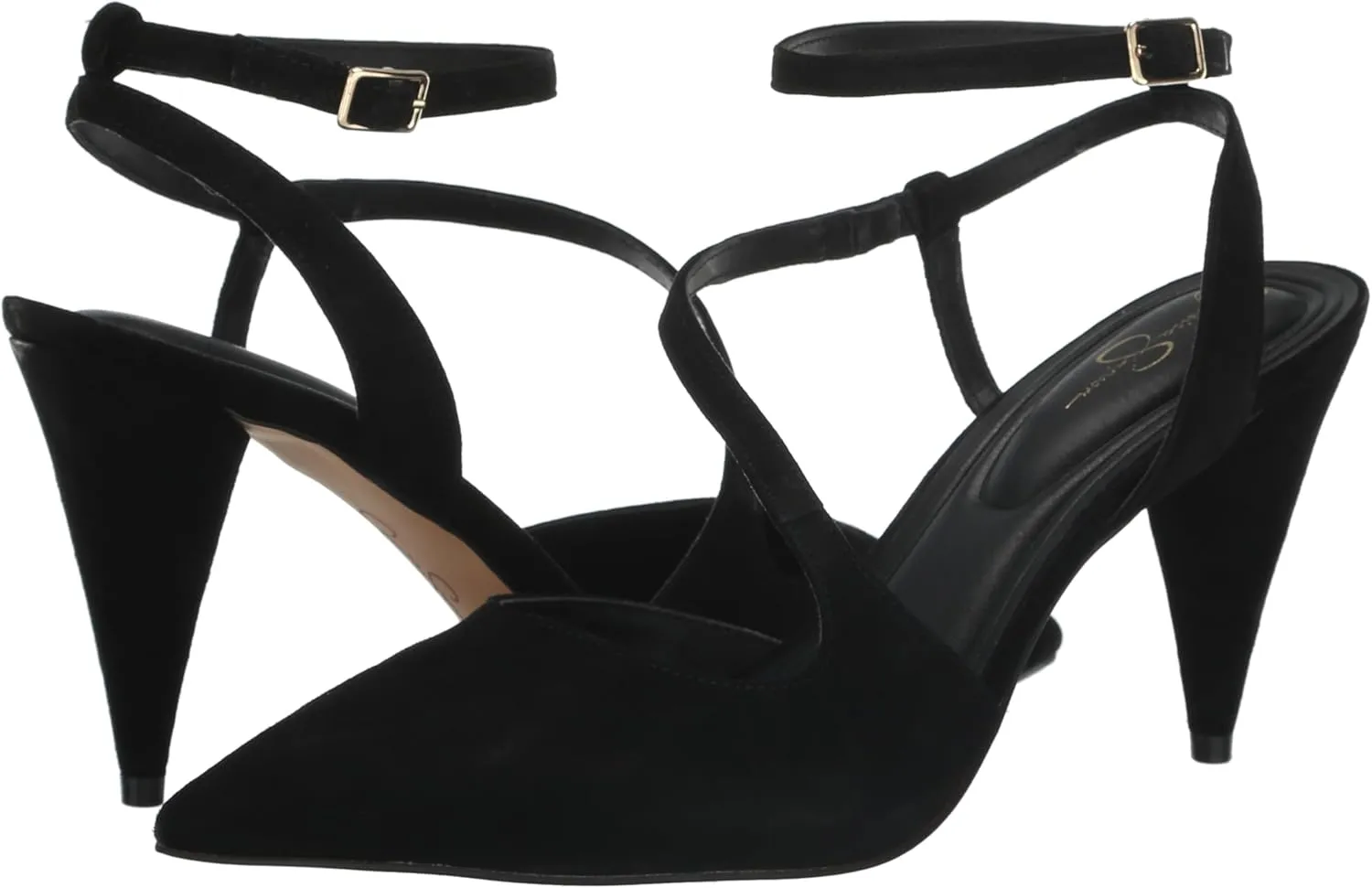 Jessica Simpson Women's Maggie Ankle Strap High Heel Pump