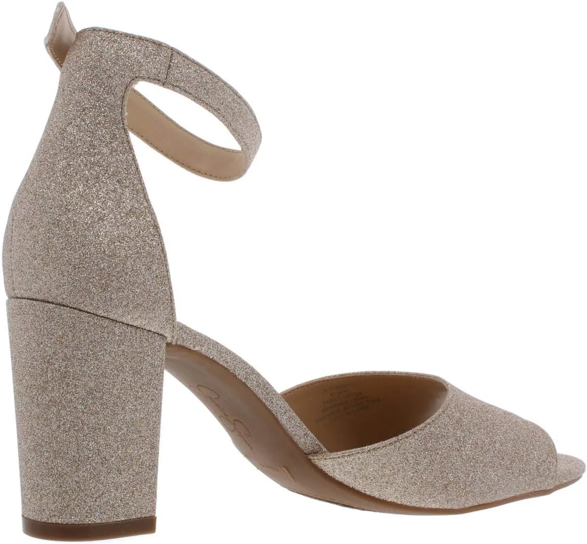 Jessica Simpson Women's Sherron Ankle Strap Block Heel Sandals