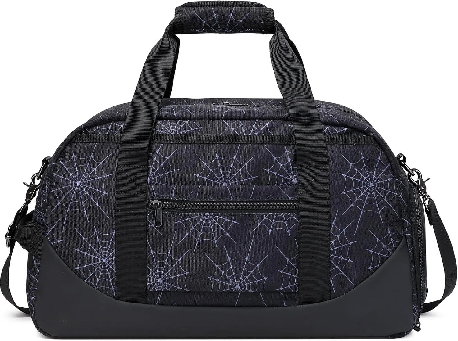 JIANYA Kids Overnight Duffle Bag Spider Sports Gym Bag with Shoe Compartment & Wet Pocket, Carry On Weekender Travel Bag, Blue