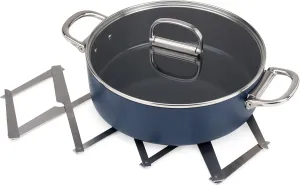 Joseph Joseph Space Folding Expandable Trivet for Hot Pots and Pans, Expanding Nonslip Stand, Heat Resistant mat for Kitchen Counter - Stainless Steel
