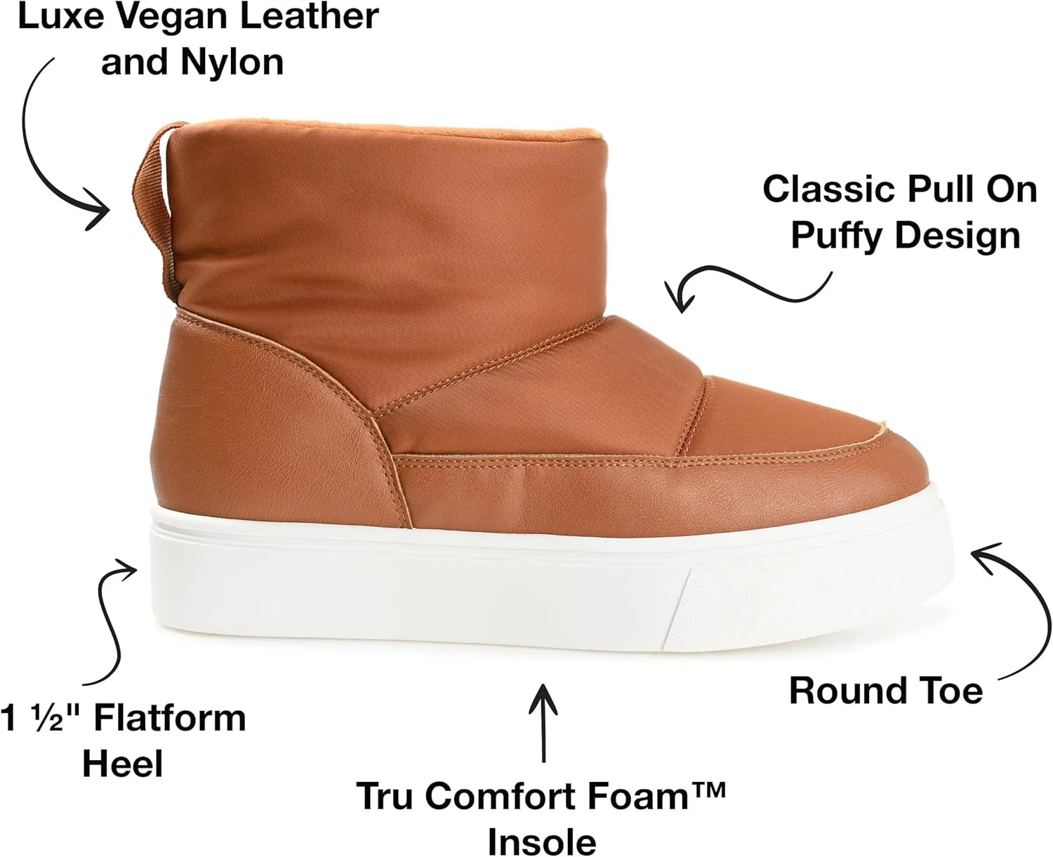 Journee Women's Comfort Foam Sethie Cold Weather Booties