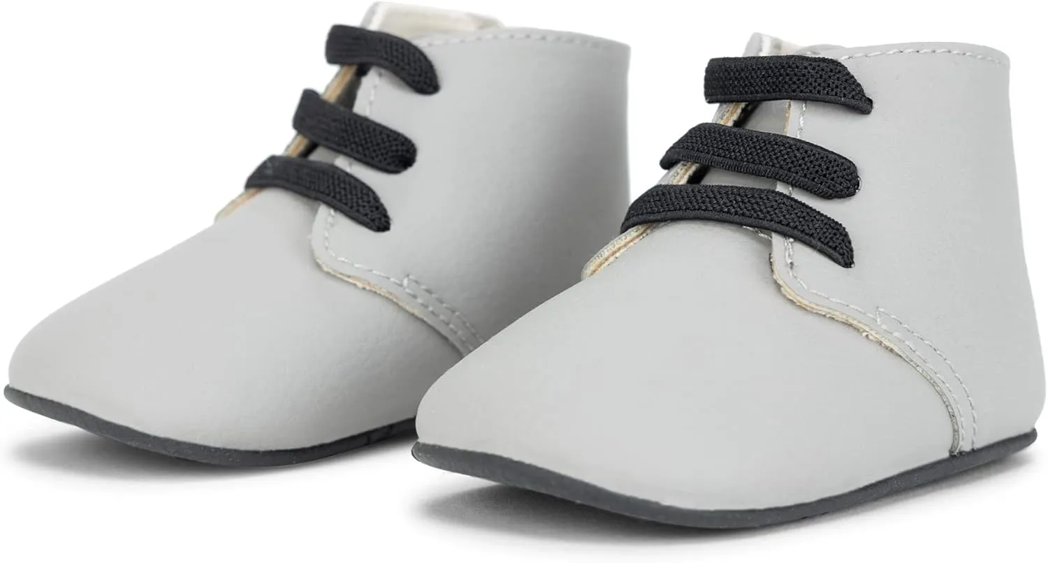 JuJuBe Eco Steps - Chukka Boots for Babies & Infants - Machine Washable Vegan Leather Baby Shoes