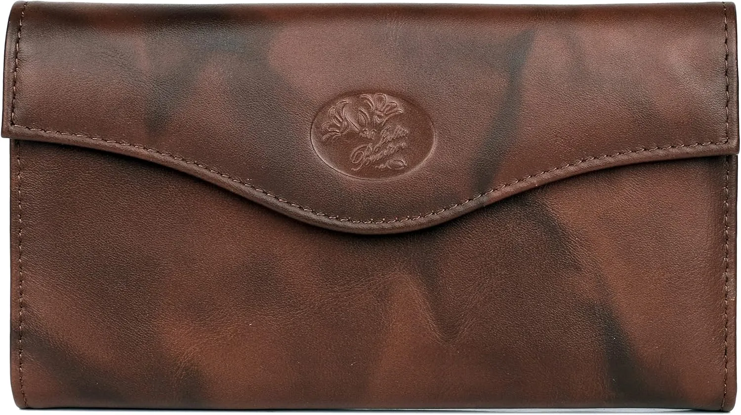 Julia Buxton Heiress Organizer® Clutch Mahogany