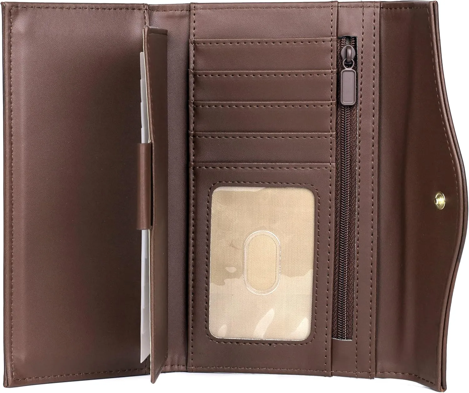Julia Buxton Heiress Organizer® Clutch Mahogany