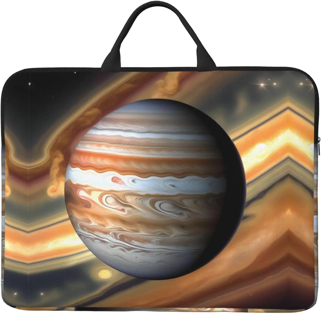 Jupiter Landscape Pattern Laptop Sleeve Case 14 In Suitable For Notebook Computer Tablet Traveling Carrying Simple Case