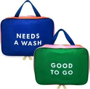 kate spade new york Laundry Bag to Organize Suitcase, Two Sided Packing Cube for Clean and Dirty Clothes, Good to Go