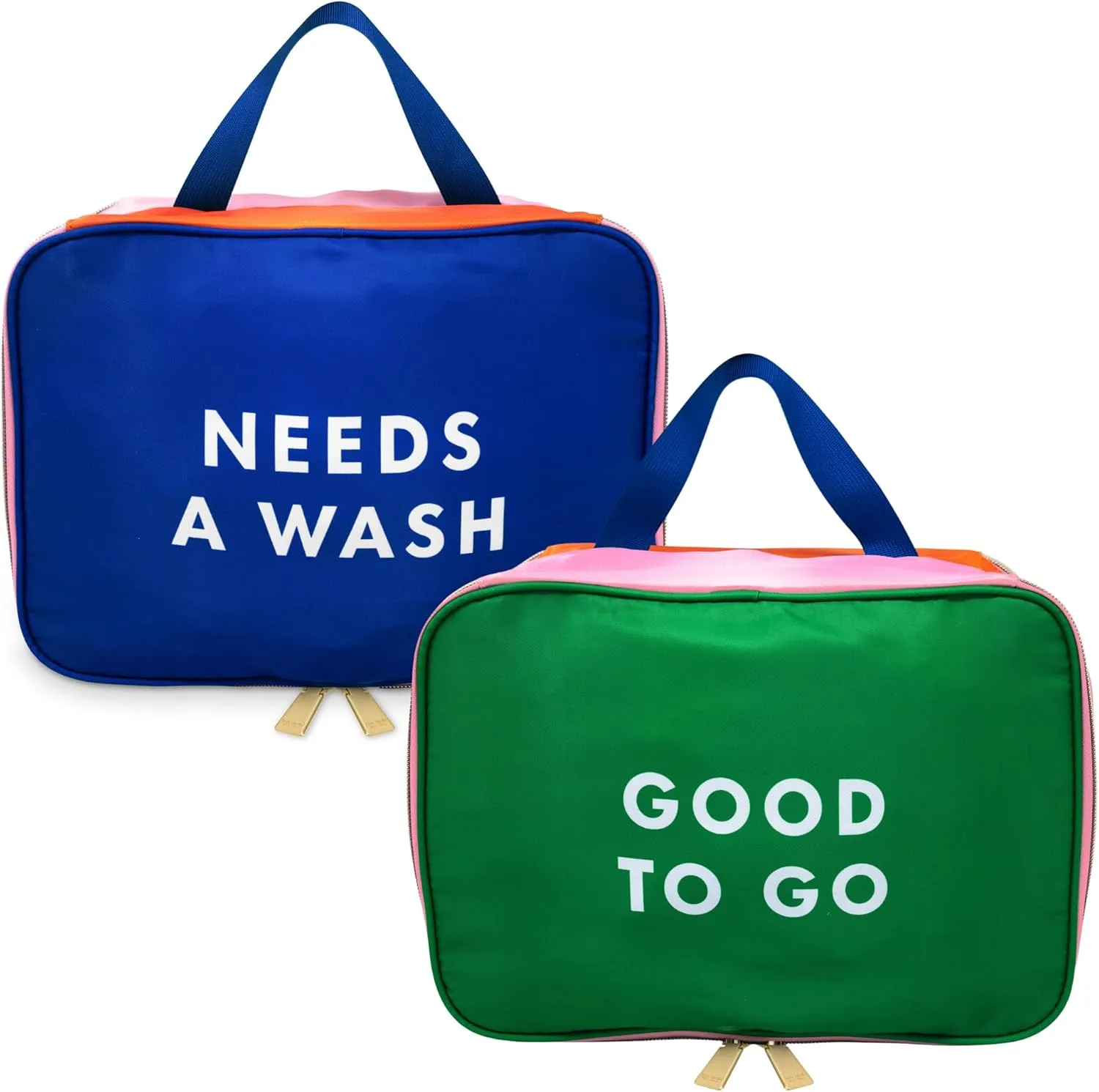 kate spade new york Laundry Bag to Organize Suitcase, Two Sided Packing Cube for Clean and Dirty Clothes, Good to Go