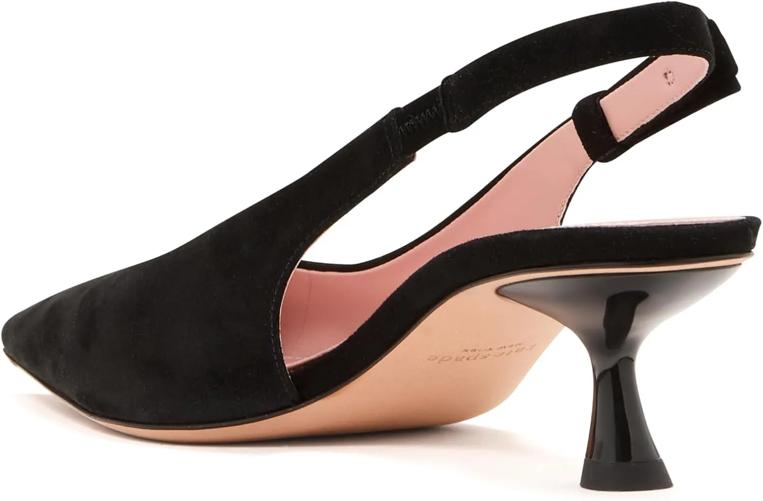 kate spade new york Women's Riley Suede Slingback Kitten Heel