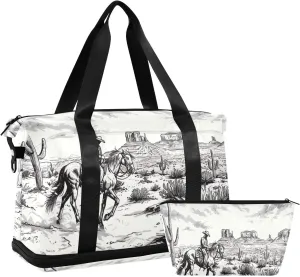 Kigai Vintage Scrapbook Paper Gym Bag for Women & Men,Waterproof Weekender Overnight Bag with Shoes Compartment Sports Duffel Bag for Gym Yoga Swimming Camping