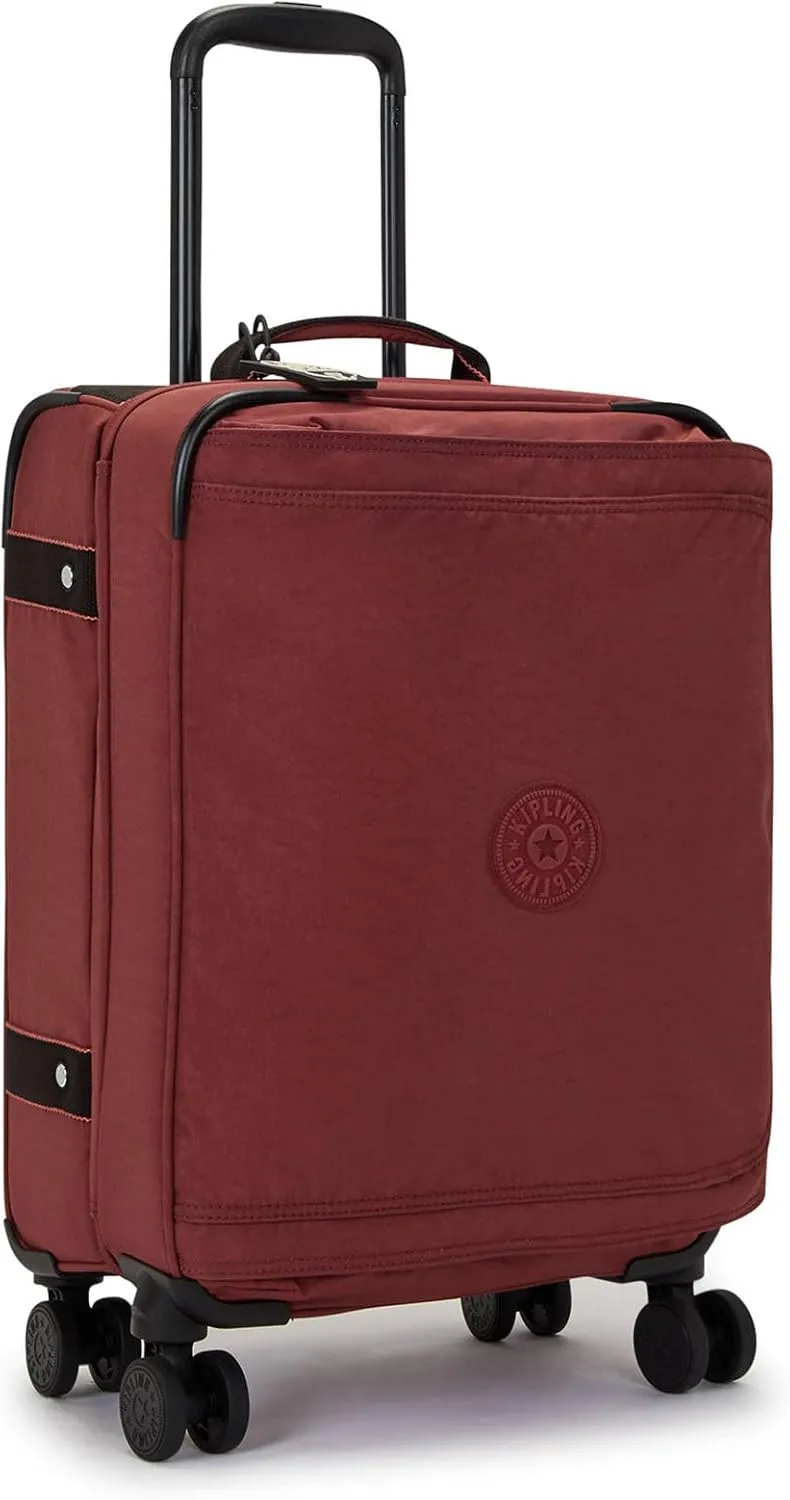 Kipling Women's Spontaneous Small 4 Wheel LuGGage Flaring Rust