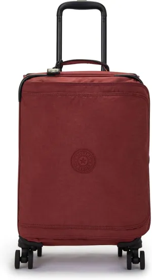 Kipling Women's Spontaneous Small 4 Wheel LuGGage Flaring Rust