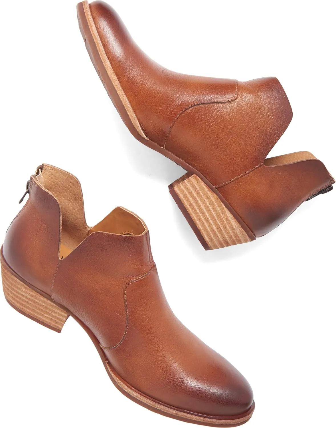 KORK-EASE Women's Skye Leather Ankle Bootie