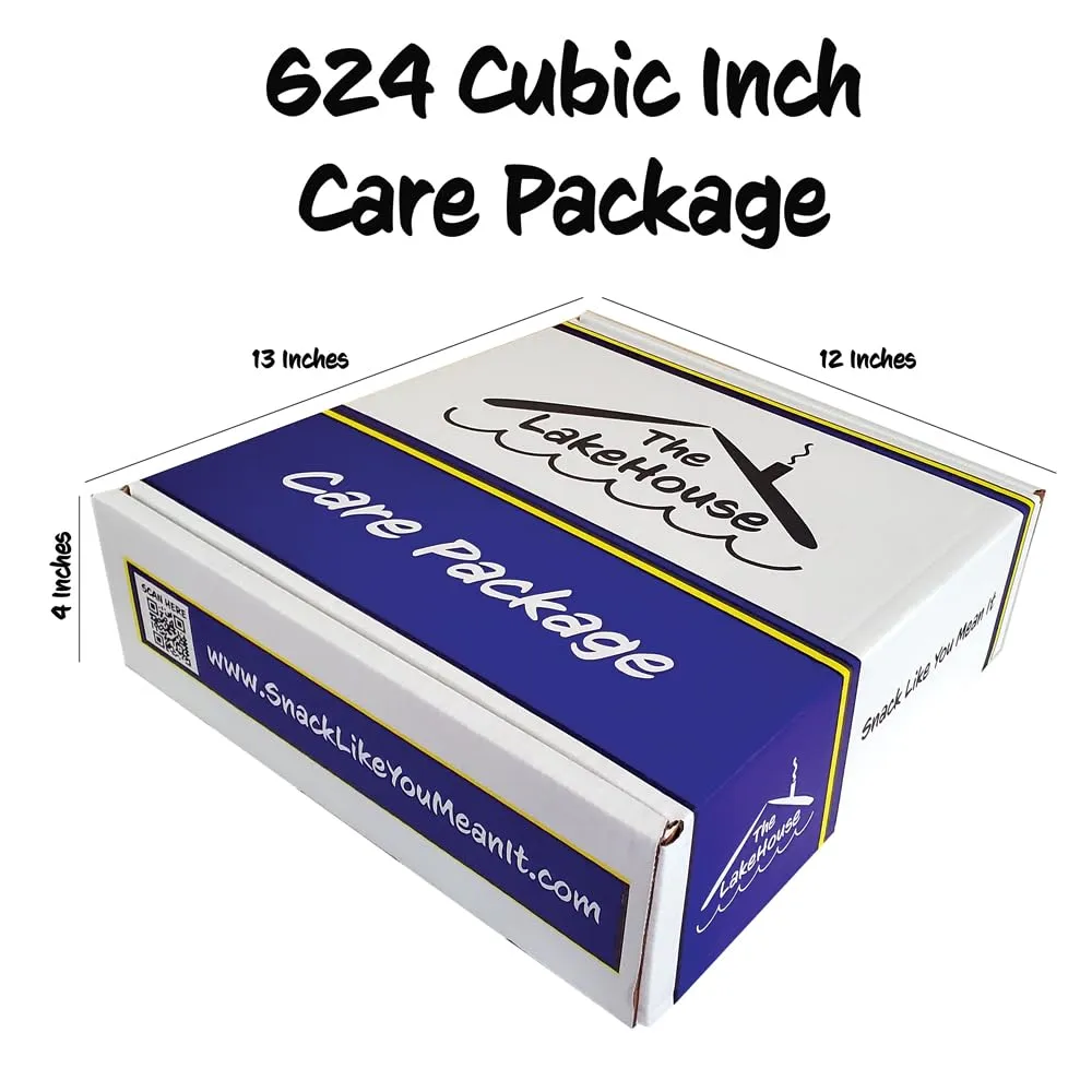 LakeHouse Student 52 College Care Package with Burger King Gift Card - College Essentials Snack Box - College Snack Boxes Care Packages for College Students Gift Basket - College Dorm Room Essentials
