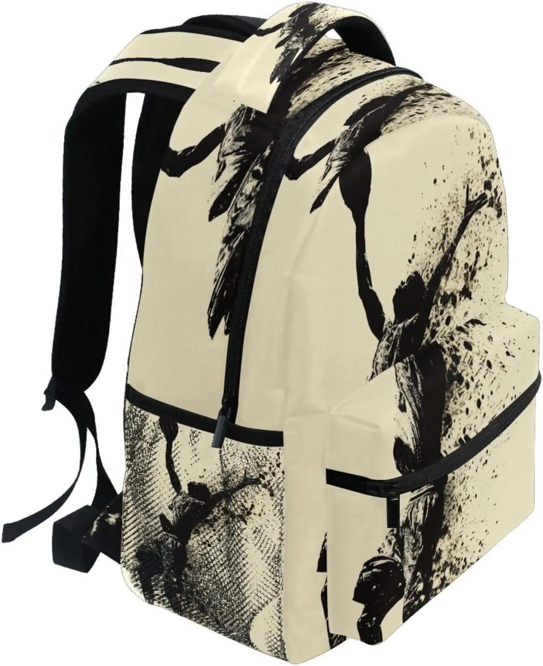 Laptop Backpack for Unisex Adult Waterproof Outdoor Backpack with Chest Strap for College Work Basketball Player