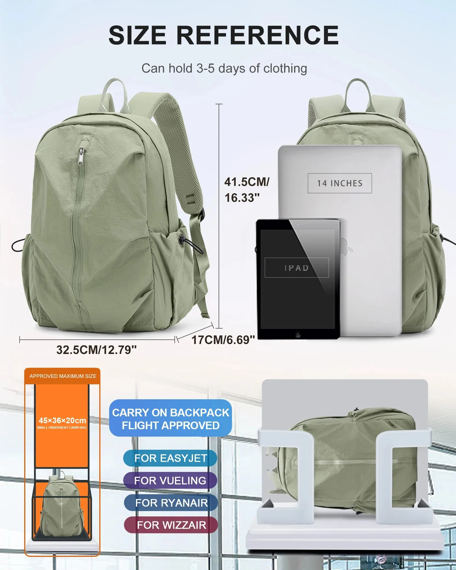 Laptop Backpacks 15.6 Inch College School Backpack