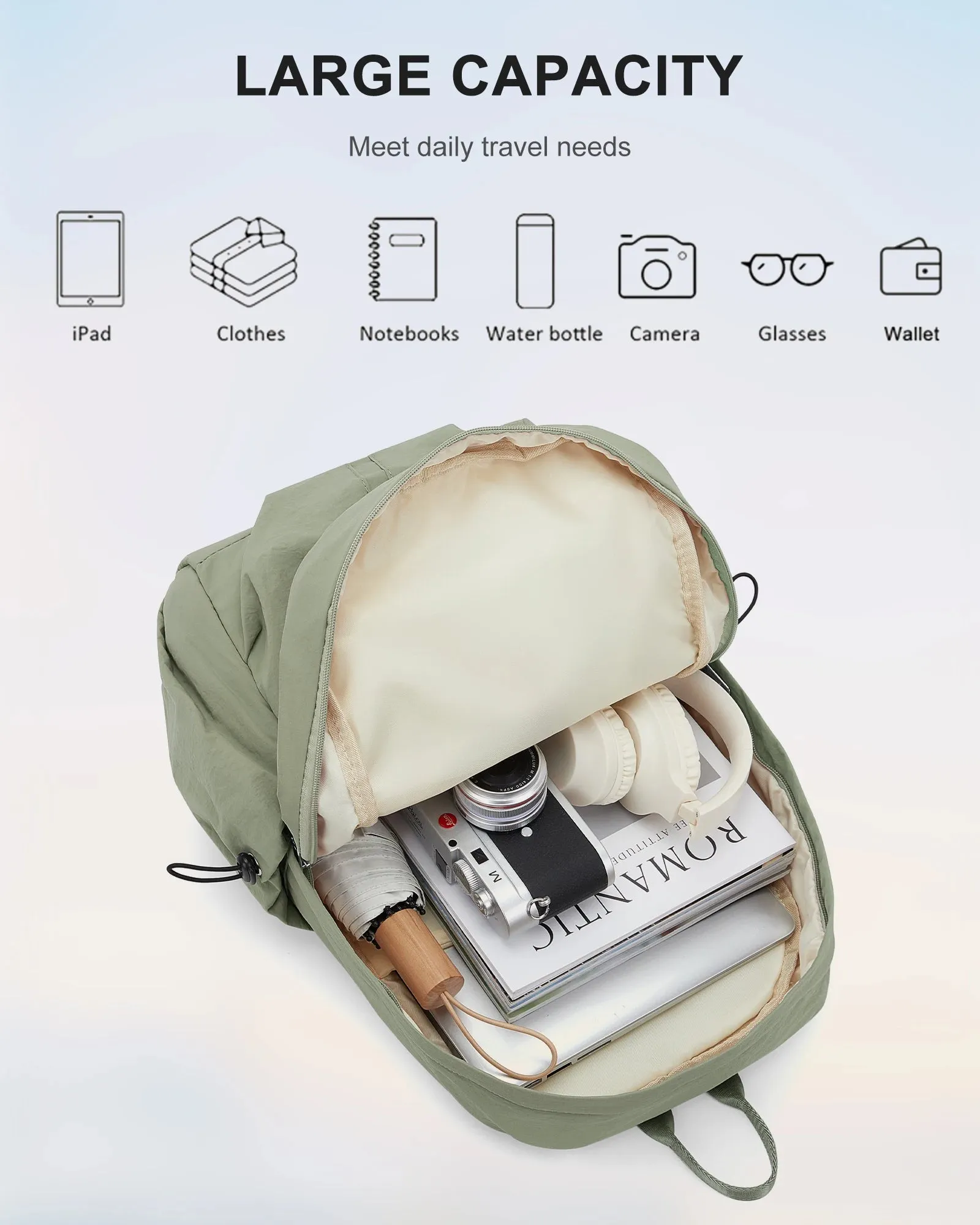 Laptop Backpacks 15.6 Inch College School Backpack