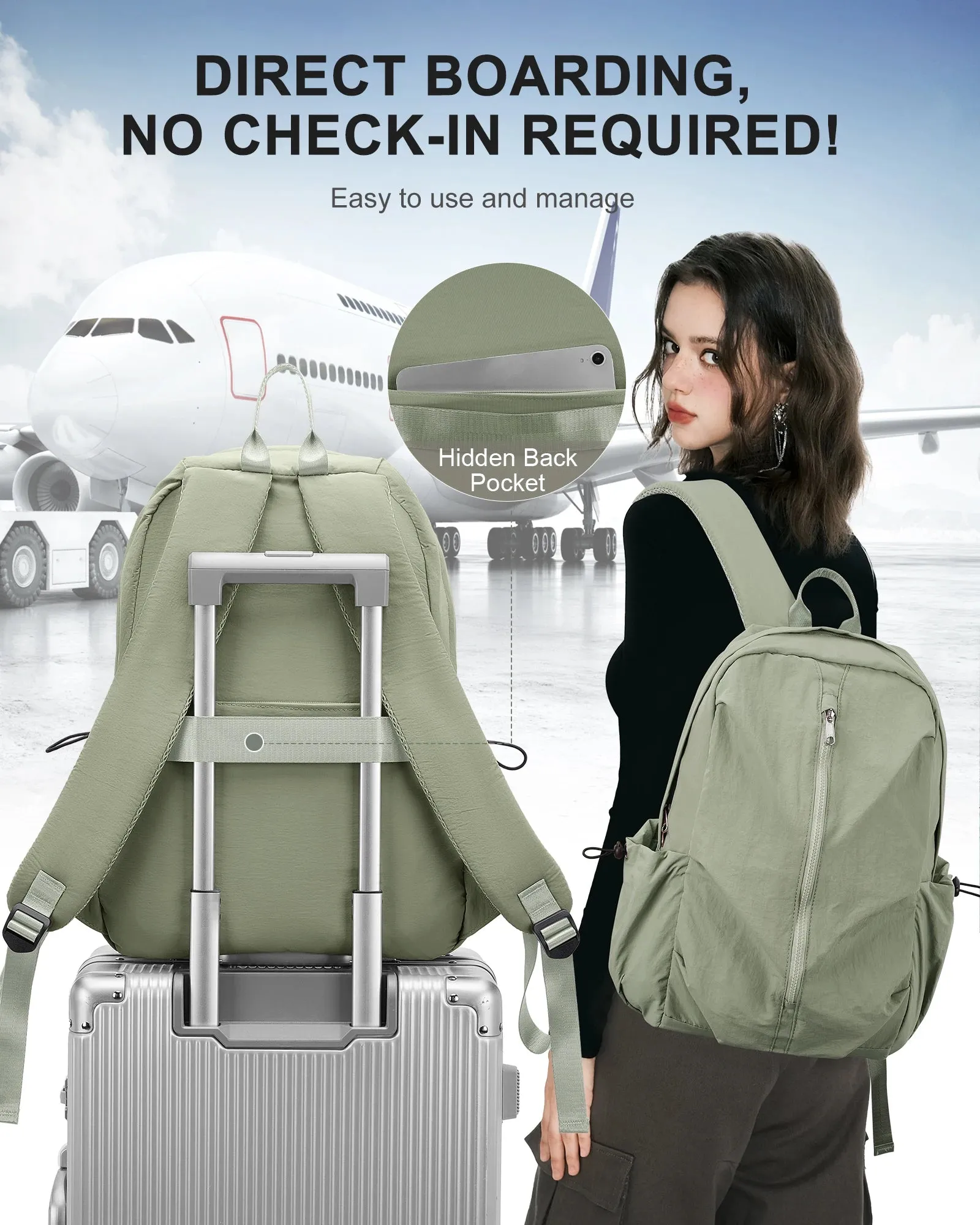 Laptop Backpacks 15.6 Inch College School Backpack