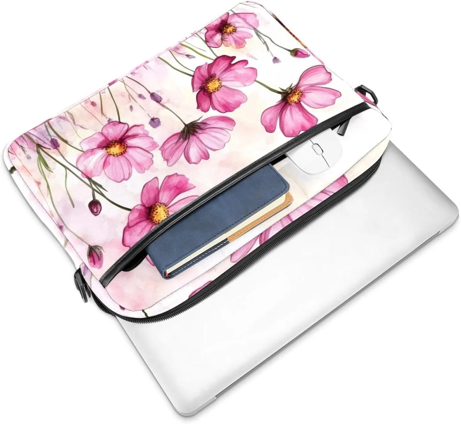 Laptop Bag Messenger Bag Sleeve Slim Laptop Briefcase with Handle Shoulder Strap