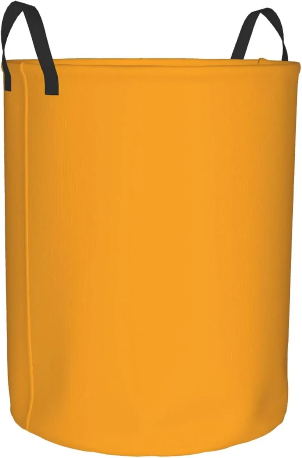 Large Laundry Hamper Bag, Solid Plain Bright Orange Laundry Basket Collapsible Waterproof Storage Basket for College Dorm, Family Essentials