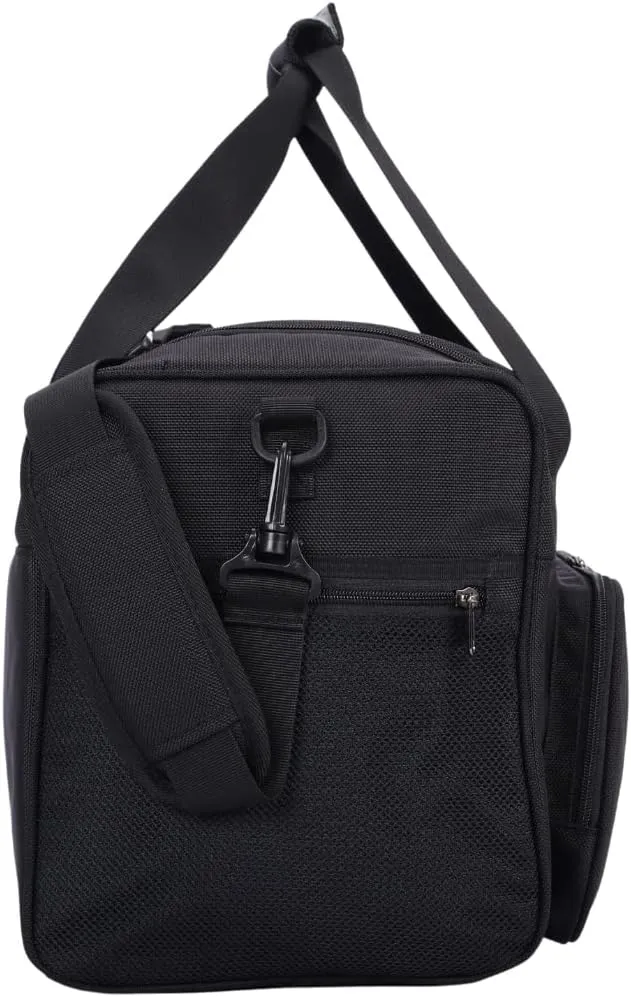 Large Sports Duffel Bag 20 inch for Travel Gym as Shoulder Bag and Hand Carry – Black