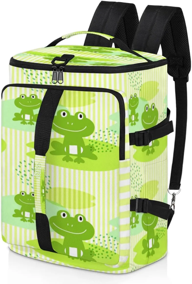 Large Sports Gym Bag With Shoe & Laptop Compartment 47L Waterproof Travel Duffel Bags for Men Women Animal Frogs Luggage Backpack Duffle Bag
