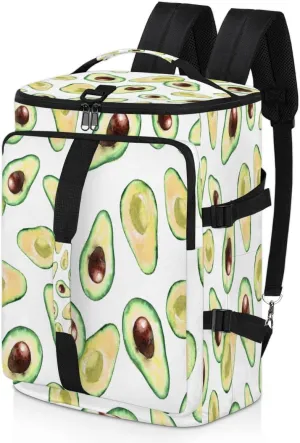 Large Sports Gym Bag With Shoe & Laptop Compartment 47L Waterproof Travel Duffel Bags for Men Women Avocados Luggage Backpack Duffle Bag