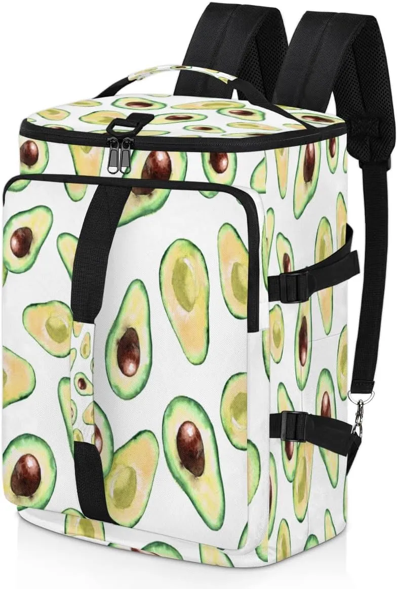 Large Sports Gym Bag With Shoe & Laptop Compartment 47L Waterproof Travel Duffel Bags for Men Women Avocados Luggage Backpack Duffle Bag