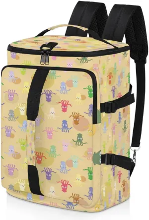 Large Sports Gym Bag With Shoe & Laptop Compartment 47L Waterproof Travel Duffel Bags for Men Women Cartoon Octopus Luggage Backpack Duffle Bag