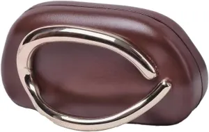 Leather Clutch Purse Handle Evening Clutch Wedding Shoulder Bag Crossbody Clutch Purse Novelty Purse