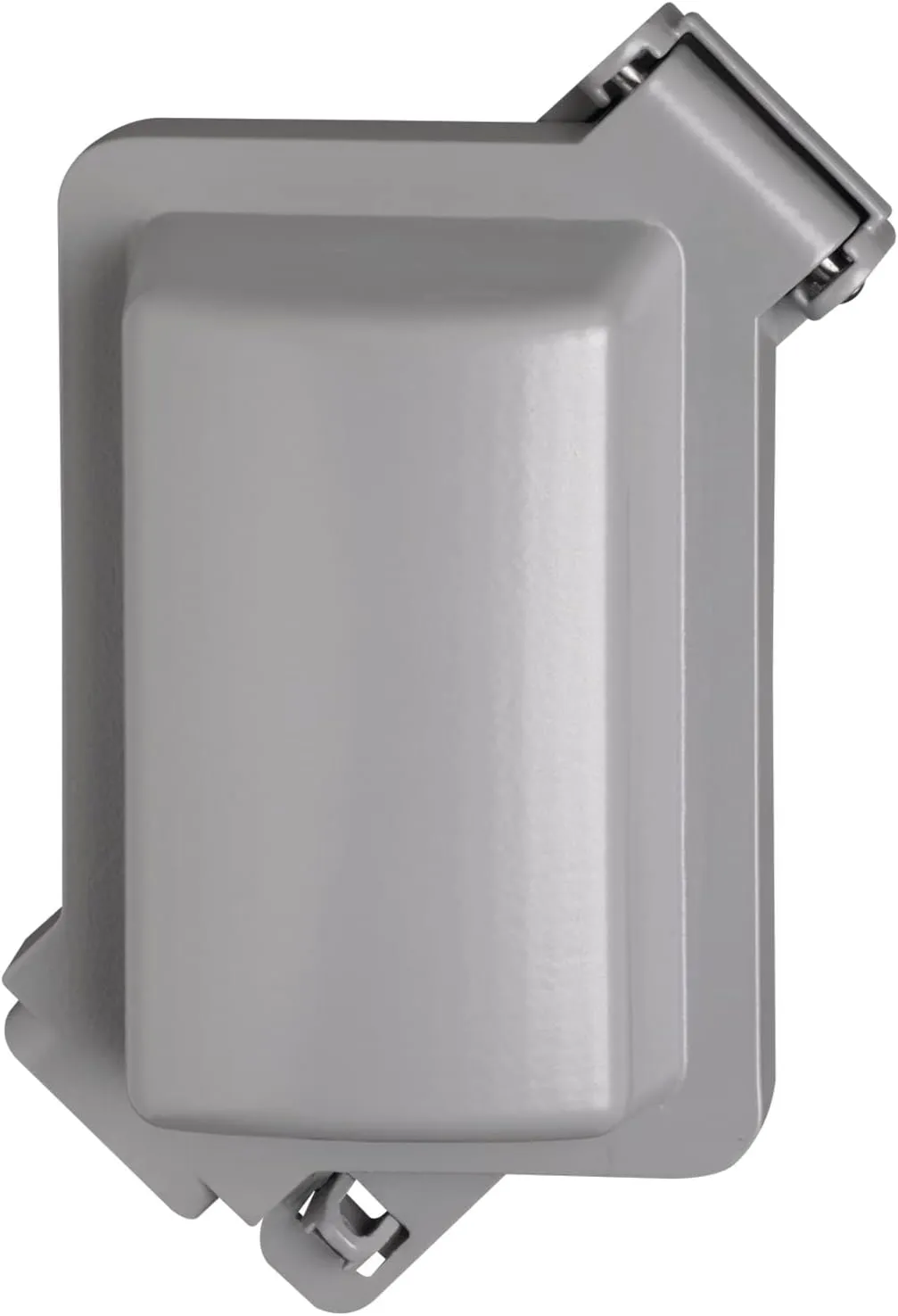 Legrand-Pass & Seymour WIUCAST1 1 Gang Cast Weatherproof Box and Cover, Die-Cast Aluminum, For Decorator/GFCI, Duplex, or Single Outlet, Gray (1 Count)