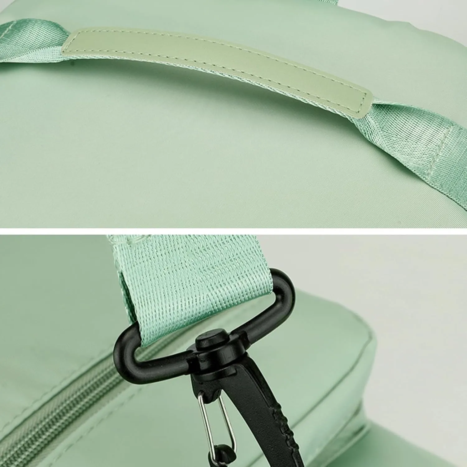 Lightweight Travel Bag Fitness Moving Storage Duffel Multifunctional Large Capacity Adjustable Straps Multi Layers Great Load Bearing Shoulder Green