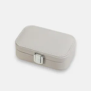 Lillyco Beige Mini Rectangle Jewellery Box