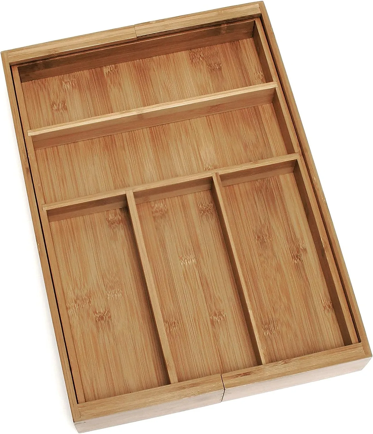 Lipper International Bamboo Expandable 23-Inch Drawer Organizer