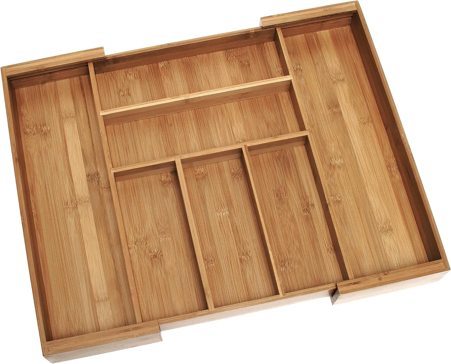 Lipper International Bamboo Expandable 23-Inch Drawer Organizer
